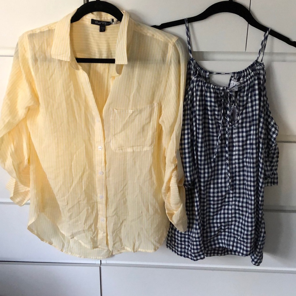 Velvet heart size Xs and velvet size small top